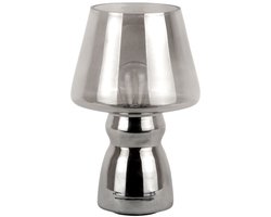 Leitmotiv Tafellamp Classic LED - Zilver - 16,5x16,5x25,5cm - Modern