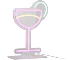 Leitmotiv Tafellamp Cocktail - Multicolor - 21.1x21.1x30cm - Scandinavisch
