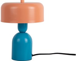 Leitmotiv - Tafellamp Double Funky - Aqua blue & peach orange