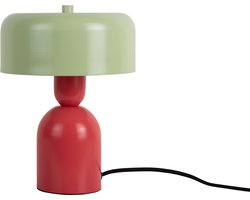 Leitmotiv - Tafellamp Double Funky - Scarlet red & soft green