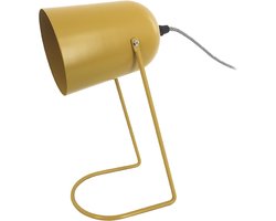 Leitmotiv Tafellamp Enchant - IJzer Mat Okergeel - 30x18cm - Scandinavisch