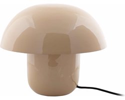 Leitmotiv Tafellamp Fat Mushroom - Bruin - 29x29x25cm - Scandinavisch