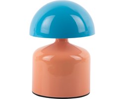 Leitmotiv - Tafellamp Funky Impetu LED - Peach orange & aqua blue