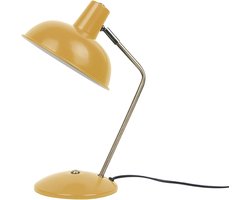 Leitmotiv Tafellamp Hood - Metaal mat Kerriegeel - 37,5x19,5cm - Scandinavisch