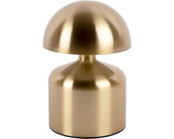 Leitmotiv Tafellamp Impetu LED - Goud - Ø10cm - Modern - Cadeau - Cadeautje - Cadeautjes - Cadeau vrouw - Cadeau man - Cadeau voor haar - Cadeau voor hem - Kado - Kado man - Kado vrouw