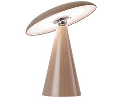 Leitmotiv Tafellamp Phoebe Led - Lichtbruin - Ø23cm - Scandinavisch