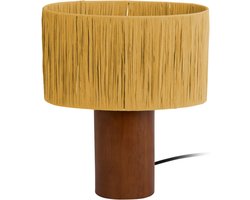 Leitmotiv Tafellamp Sheer Oval - Geel - Ø21cm - Modern