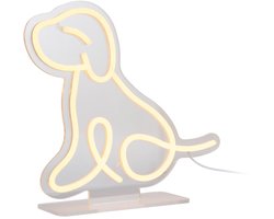 Leitmotiv Tafellamp Sitting Dog - Lichtgeel - 27.8x27.8x30cm - Scandinavisch