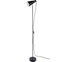 Leitmotiv Vloerlamp Mini Cone 147,5 Cm E27 Staal 25w Zwart