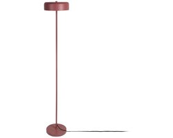 Leitmotiv Vloerlamp Riqueza Palo - Bordeaux - Ø24cm - Modern - Staande lampen voor Woonkamer - Slaapkamer