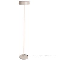 Leitmotiv Vloerlamp Riqueza Palo - Warmgrijs - Ø24cm - Modern - Staande lampen voor Woonkamer - Slaapkamer