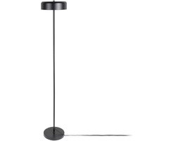 Leitmotiv Vloerlamp Riqueza Palo - Zwart - Ø24cm - Modern - Staande lampen voor Woonkamer - Slaapkamer