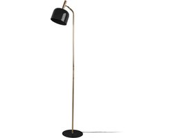 Leitmotiv Vloerlamp Smart - Zwart - 26x26x164cm - Modern - Staande lampen voor Woonkamer - Slaapkamer