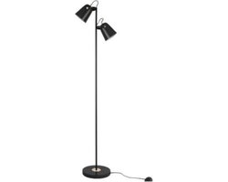 Leitmotiv Vloerlamp Steady 158 X 34 Cm E14 Staal 9w Matzwart