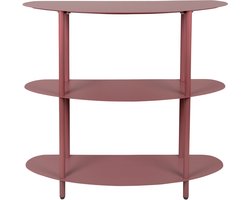 Leitmotiv - Wandkast Riqueza - Rood - 90x28x82 cm