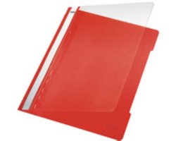 Leitz 41910022 map PVC Fuchsia, Transparant A4