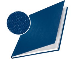 LEITZ Buchbindemappe impressBind, A4, 24,5 mm, schwarz, Hard Cover, mit Leinenüberzug, Fassungsvermögen: 211 - 245 Blatt (7396-00-95)