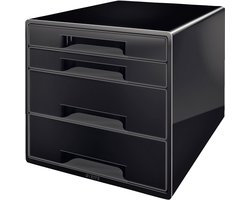 Leitz Desk cube - 4 laden - Zwart