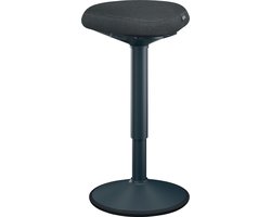 Leitz Ergo Active Zit Sta Kruk met Comfortzitting - Bureaukruk - Ergonomische Kruk - Donkergrijs