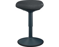 Leitz Ergo Active Zitkruk met Comfortzitting - Bureaukruk - Ergonomische Kruk - Donkergrijs