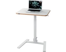 Leitz Ergo Inklapbaar Zit-Sta Bureau - Ergonomisch Opvouwbaar Bureau - Compact 65×46 cm - Wit