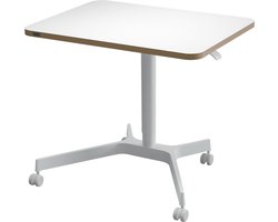 Leitz Ergo Mobiel Zit Sta Bureau - Klein bureau - 80 x 60 cm - Wit
