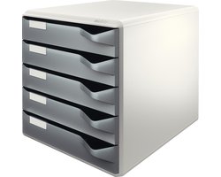 Leitz Ladenblok met 5 laden - Wit/Donkergrijs