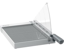 Leitz Precision Home Office Snijtafel A4 met Mesbeveiliging en Lichttechnologie voor Thuiskantoor/Thuiswerken - Snijdt 10 A4-Vel - Antraciet