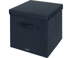 Leitz Stoffen opbergdoos met deksel groot, set van 2