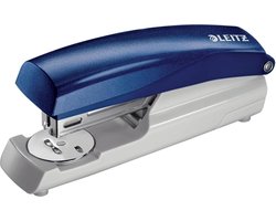 Leitz WOW Bureau Nietmachine - Nietapaciteit Van 30 Vel - Inclusief Nietjes - Ideaal Voor Thuiskantoor - Blauw