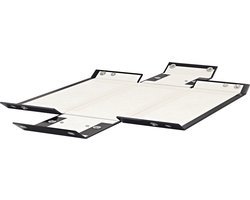 Leitz WOW Click & Store Opbergdoos met Deksel voor CD's - Kartonnen Sorteerdoos voor Spullen - 84% Gerecycled Karton - 14.3 x 35.2 Cm (BxD) - Ideaal voor Thuiswerkplek - Zwart