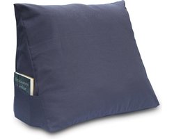 Lekker Lui Lezen Kussen Antraciet (incl sloop)