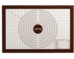 Lékué Deegmat 60 x 40 cm - Siliconen - Anti-aanbak - White