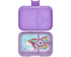 Lekvrije Bento Lunchbox voor Kinderen en Volwassenen - Lavande Purple Eenhoorn