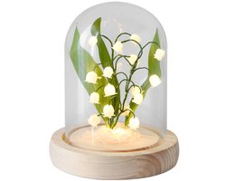 Lelietje-van-dalen Bloemenlamp - Decoratieve Bloemenlamp voor Verjaardagen, Jubilea en Feestdagen - Cadeau-idee voor Vrouwen