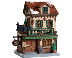 Lemax - 'LaRosa's Cucina' - Verlicht gebouw - Exclusief adapter (werkt ook op batterijen)