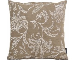 Lena Leafs Bruin Kussenhoes | Katoen/Polyester | 45 x 45 cm