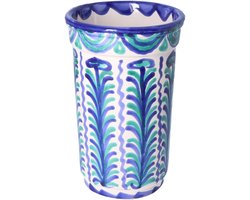 Lenta Living - Wijnkoeler Granada blauw met turquoise - Wijnkoelers