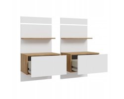 LENYBELARDO Nachtkastjes met Lade - Scandinavische Stijl