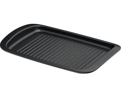 LEO Grillplaat antikleef Graphite 42x27,50cm - Zwart - PFAS-vrij