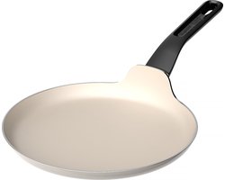 LEO Pannenkoekenpan antikleef Glints Spirit - Ø 24cm - Wit - PFAS-vrij