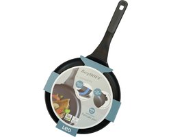 LEO Pannenkoekenpan antikleef Stone - Ø 25cm - Zwart - PFAS-vrij