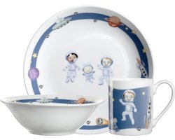 Leonardo AVVENTURA Set Kinderservies Ruimte - 3delig