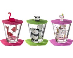 Leonardo BAMBINI drinkset Flamingo, Panda, Unicorn - 9delig