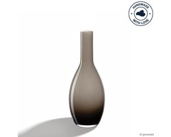 LEONARDO BEAUTY, Flesvormige vaas, Glas, Bruin, Tafel, Binnen, 180 mm