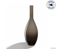 LEONARDO BEAUTY, Flesvormige vaas, Glas, Bruin, Tafel, Binnen, 390 mm
