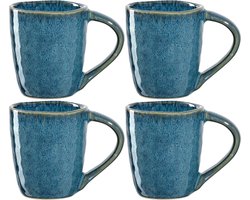 Leonardo Matera Blauwe Espressokopjes 4 stuks - 90 ml