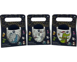 Leonardo Natale Bekers Olifant Eenhoorn Krokodil 20 cl 3 Stuks