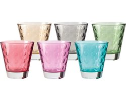 Leonardo OPTIC glazen assorti 220ml - set/6