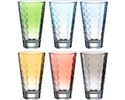 Leonardo Pastell Optic Longdrinkglas 300 ml - 6 stuks
